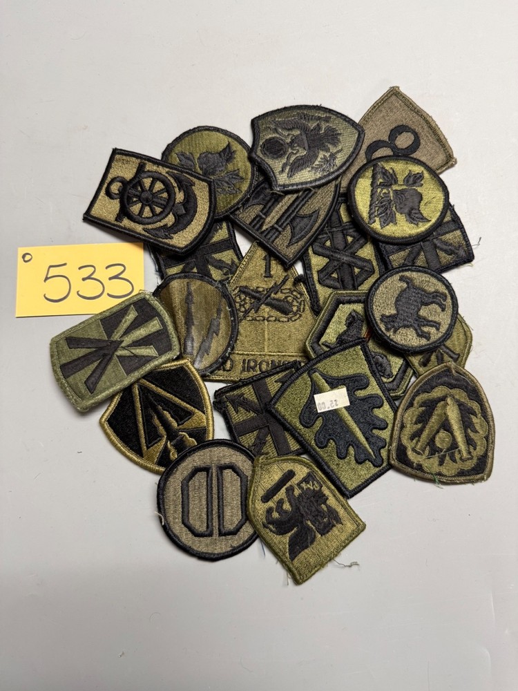 Cold War US Olive Drab Patch Lot o533