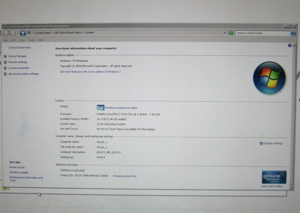 VISCOM systemrechner SSD 240 witio 12.110.B.63a Computer System