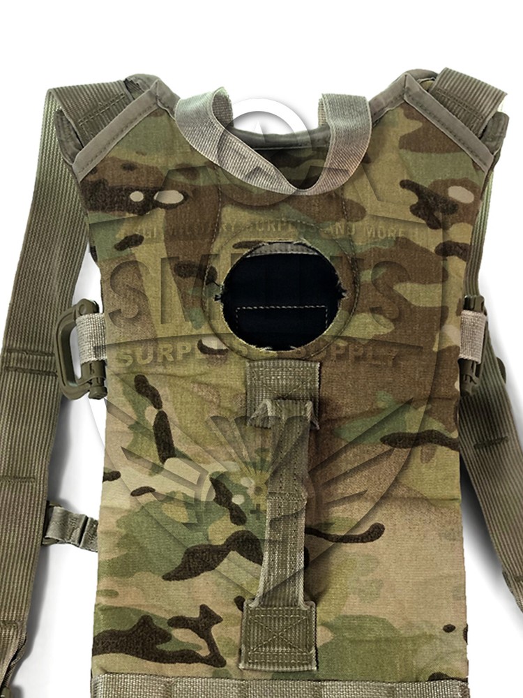 Multicam Hydration Backpack Water Carrier System, Army 100oz Pack, No Bladder