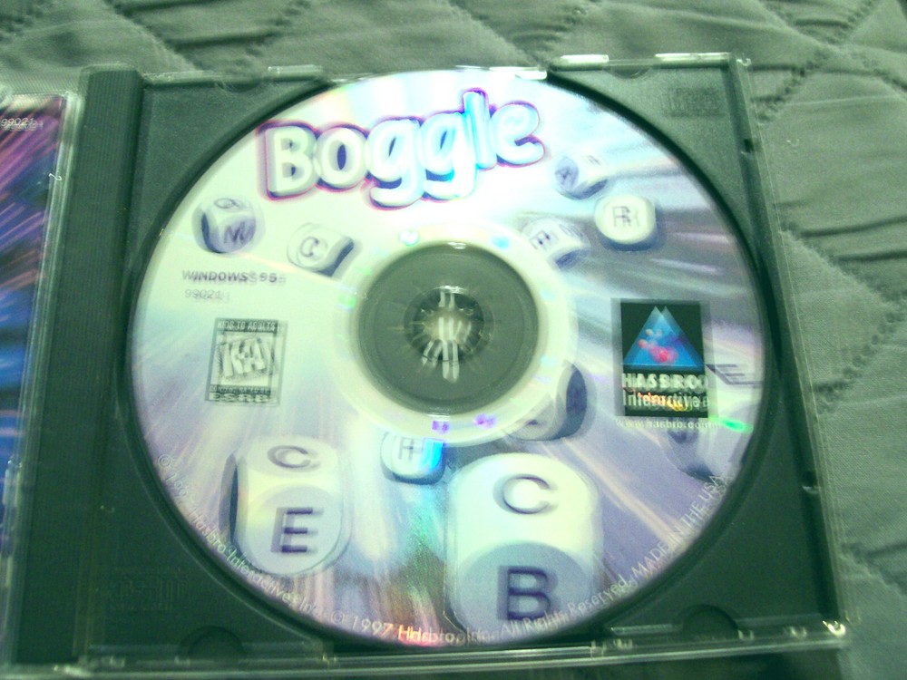 Hasbro Interactive Boggle Word Search Game CD ROM (Windows 95)