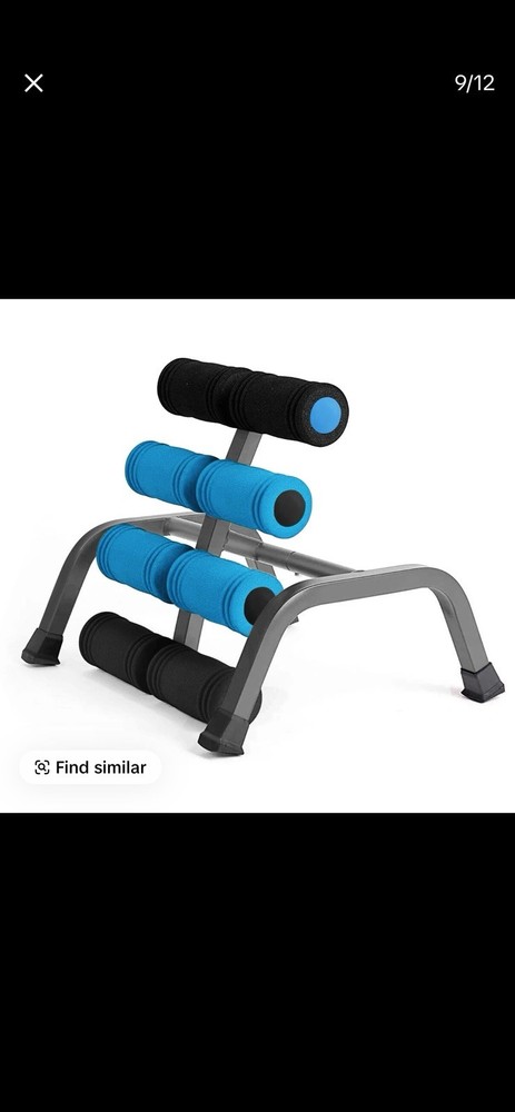 Mini Inversion Table with Back Massage Roller Relieve Back Pain Foldable Back St