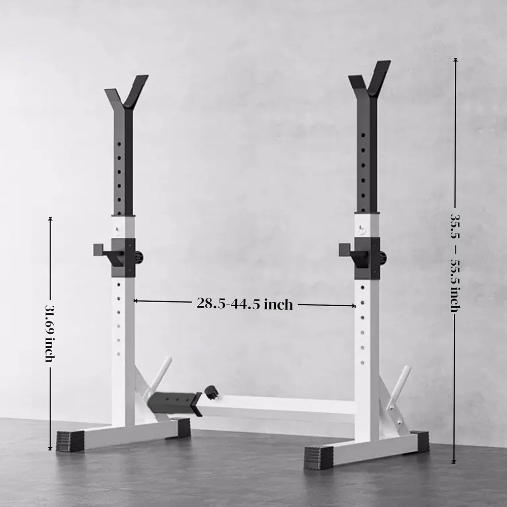 Barbell Rack Stand - Multifunctional Adjustable Squat Rack, Heavy-Duty Dumbbell