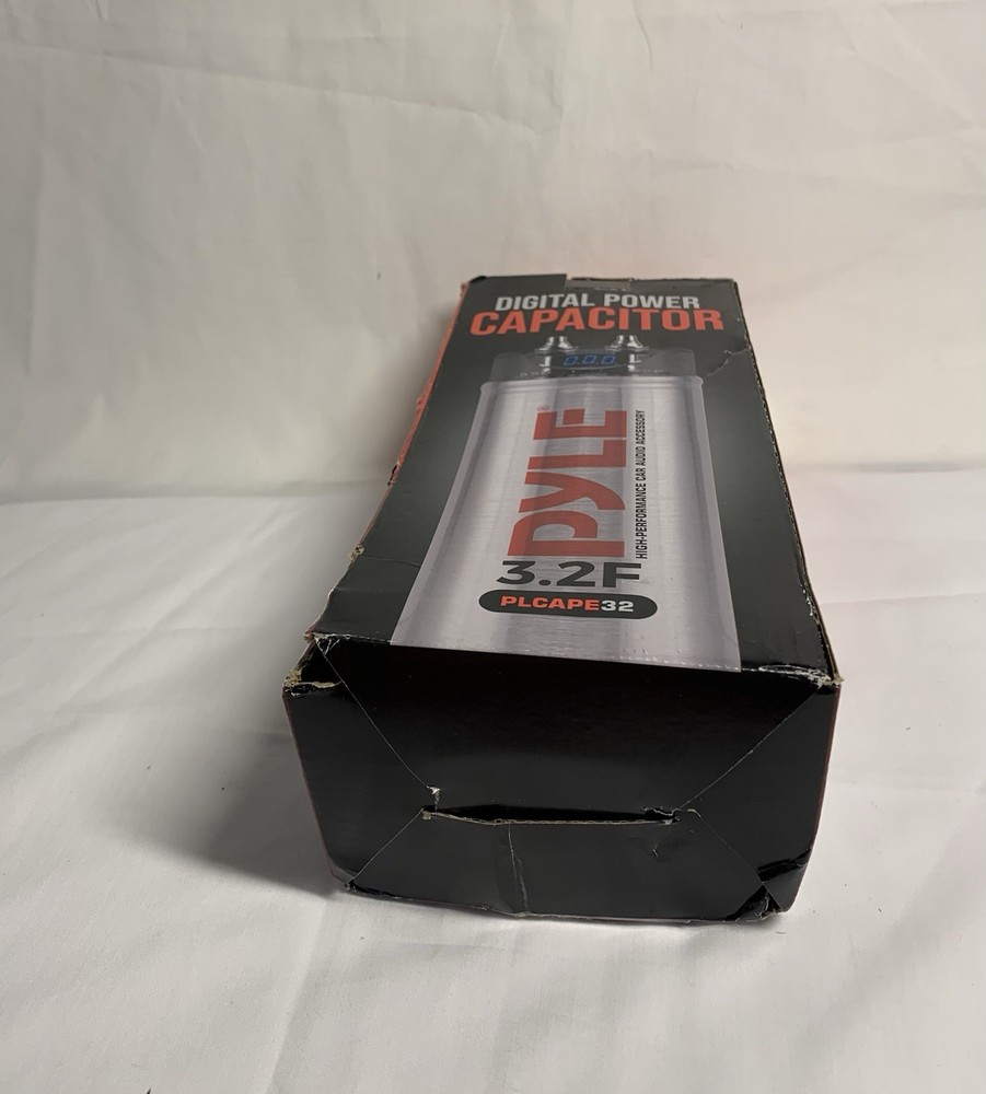 Pyle 3.2 Farad Digital Power Capacitor High Performance Car Audio Accessory