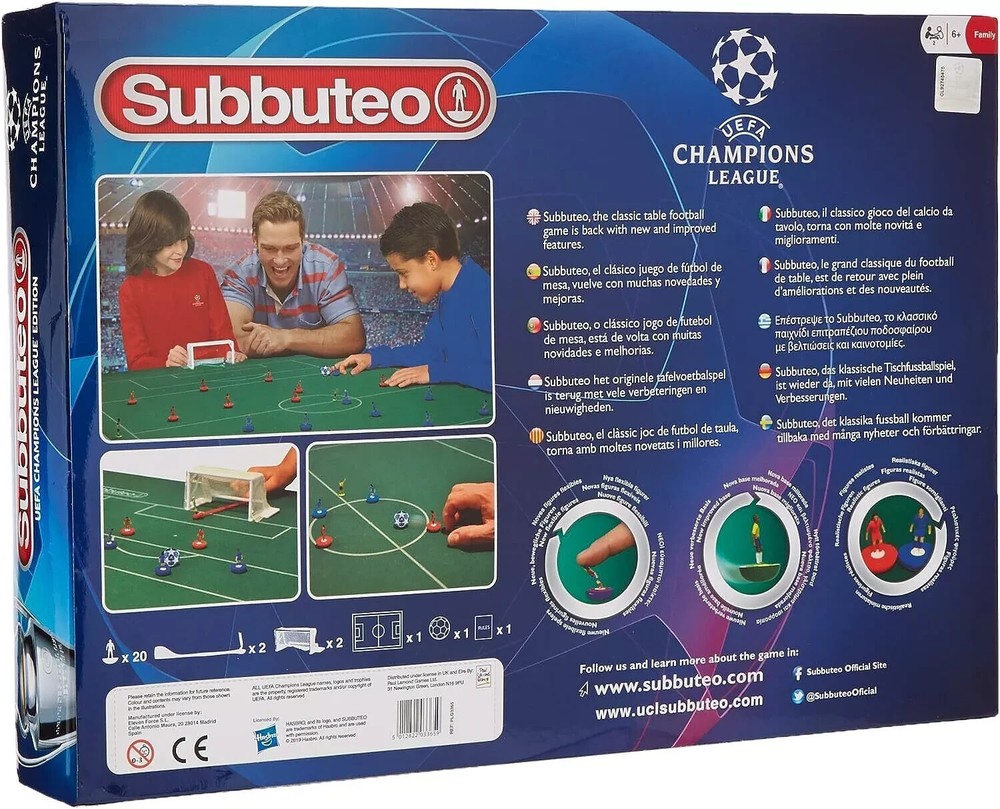 Subbuteo Game Champions League Edition Main Game