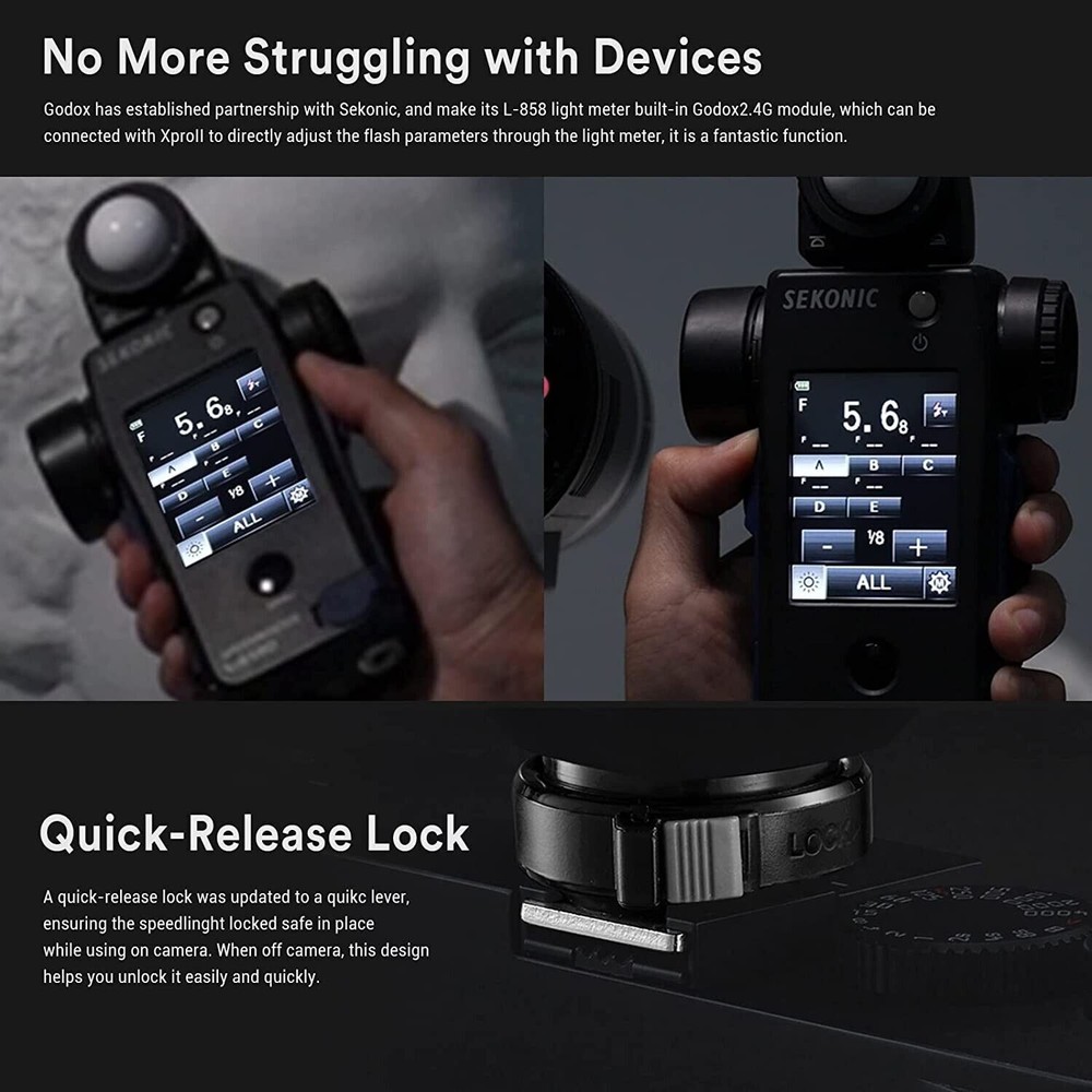 US Godox XProII-N 2.4G TTL Flash Bluetooth Trigger Transmitter for Nikon Camera