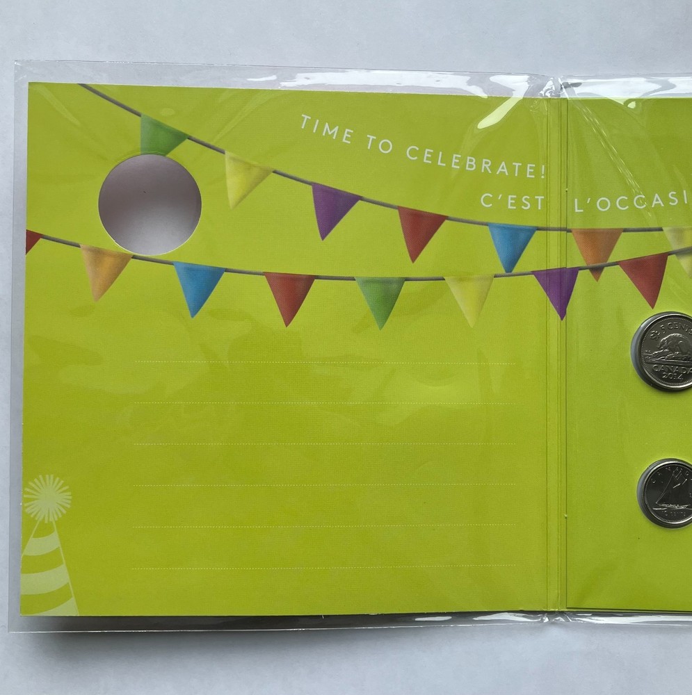 2014 Happy Birthday Canada Uncirculated Coin gift set