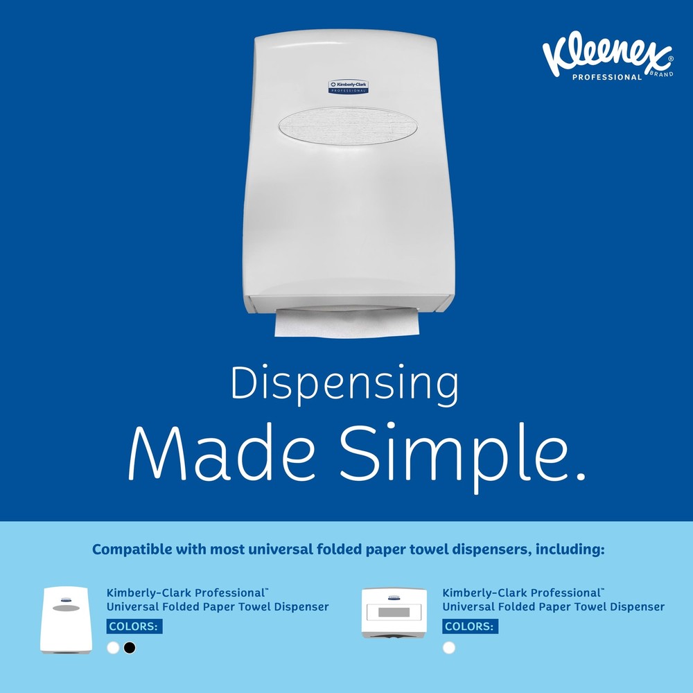 Kleenex Universal Multifold Paper Towels, Bulk, Absorbency Pockets