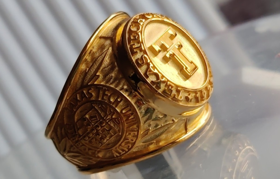 Texas Tech University Ring, Graduation Ring For Students, Men's Signet Ring