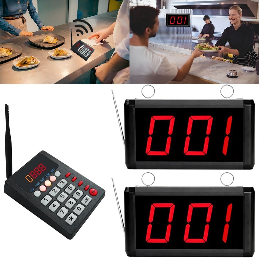 Queue Calling System Pager Call - Take A Number System Waiting Number System
