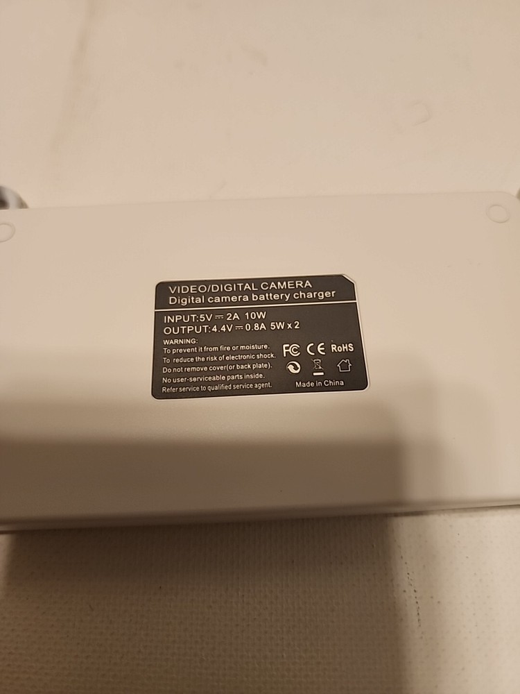 2-Pack Battery and Charger video/ Digital Camera.