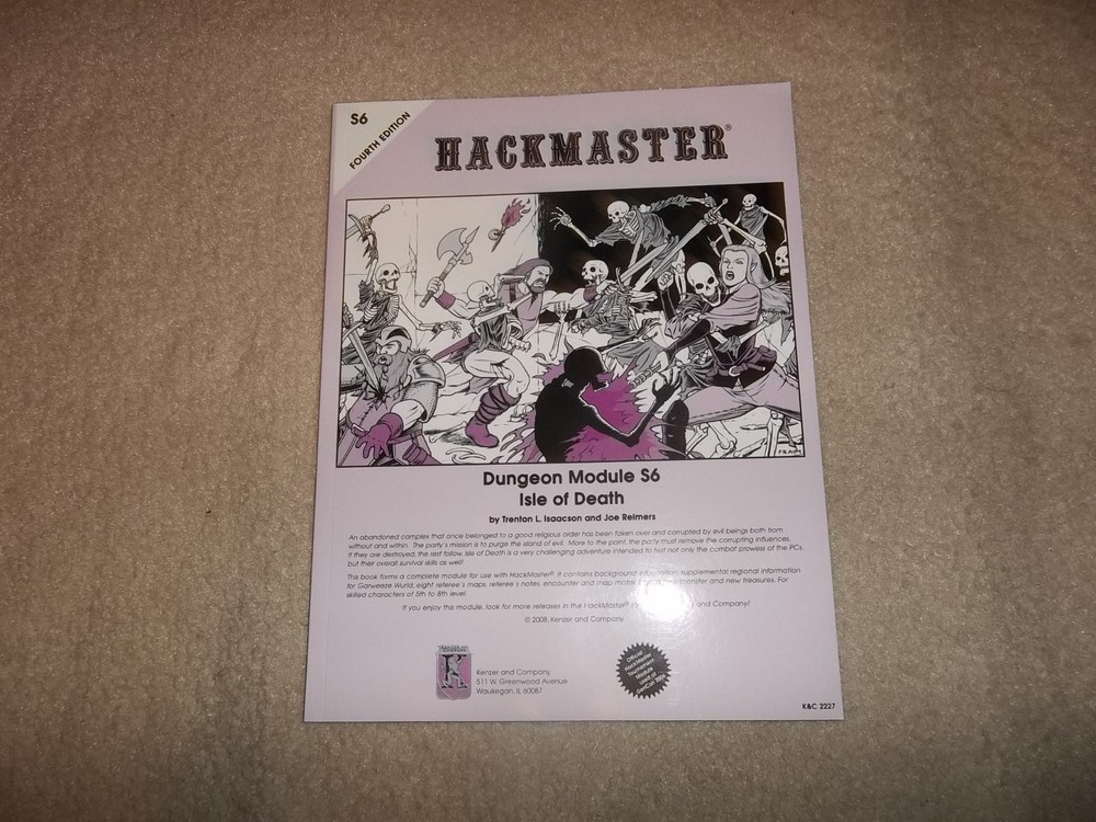 Hackmaster S6 Isle of Death