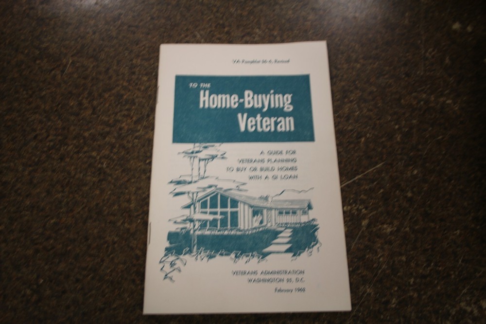 1962 VETERAN HOME-BUYING VA