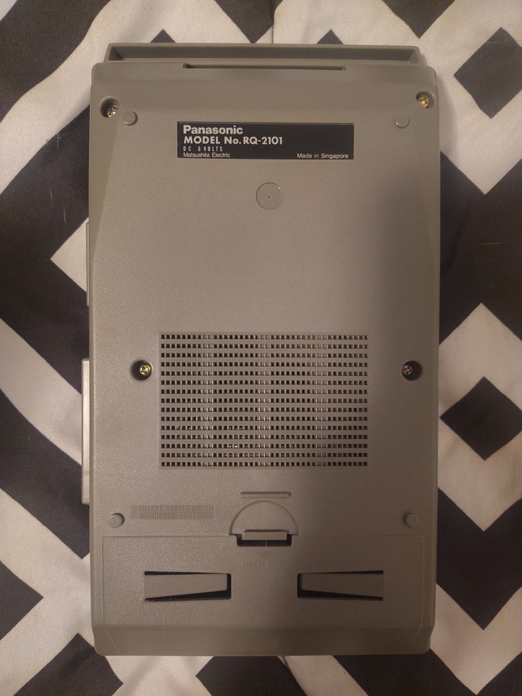 Panasonic Portable Cassette Tape Recorder
