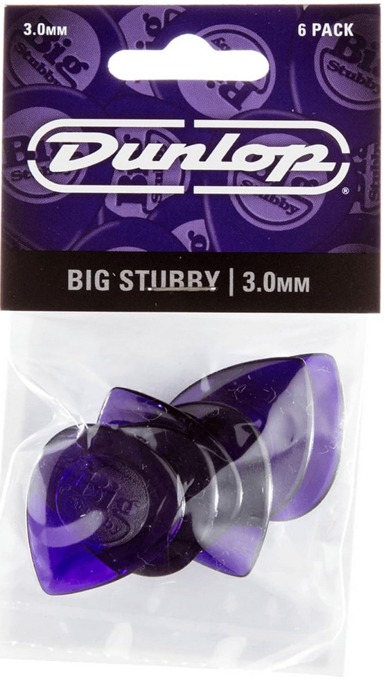 Dunlop Big Stubby Picks, 3.0mm