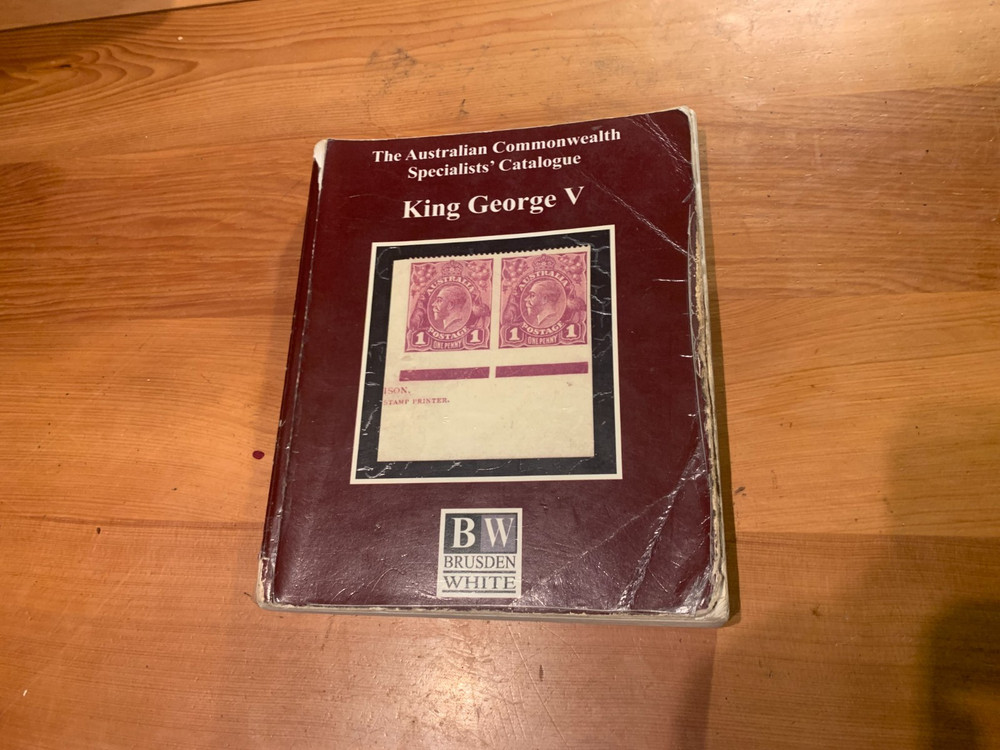 Australian Commonwealth Specialists' Catalogue: KGV, 2007 Edition, Used