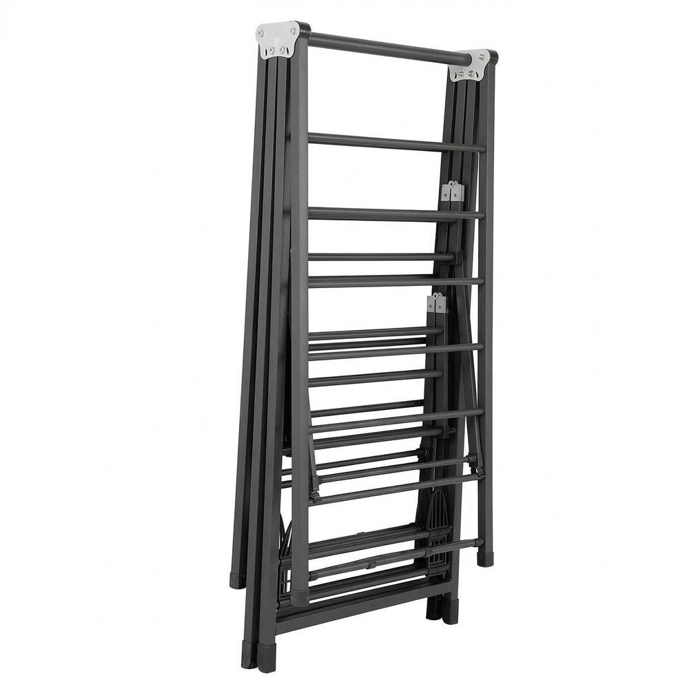 70.87in Clothes Drying Rack Foldable Laundry Drying Rack with Height-Adjustable