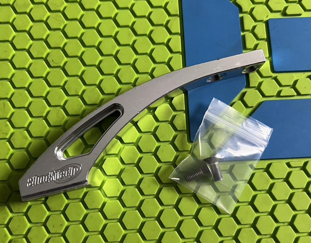 SHOCKTECH PAINTBALL MARKER DROP FORWARD RAIL + SCREWS -PAINTBALL -SILVER IMPULSE