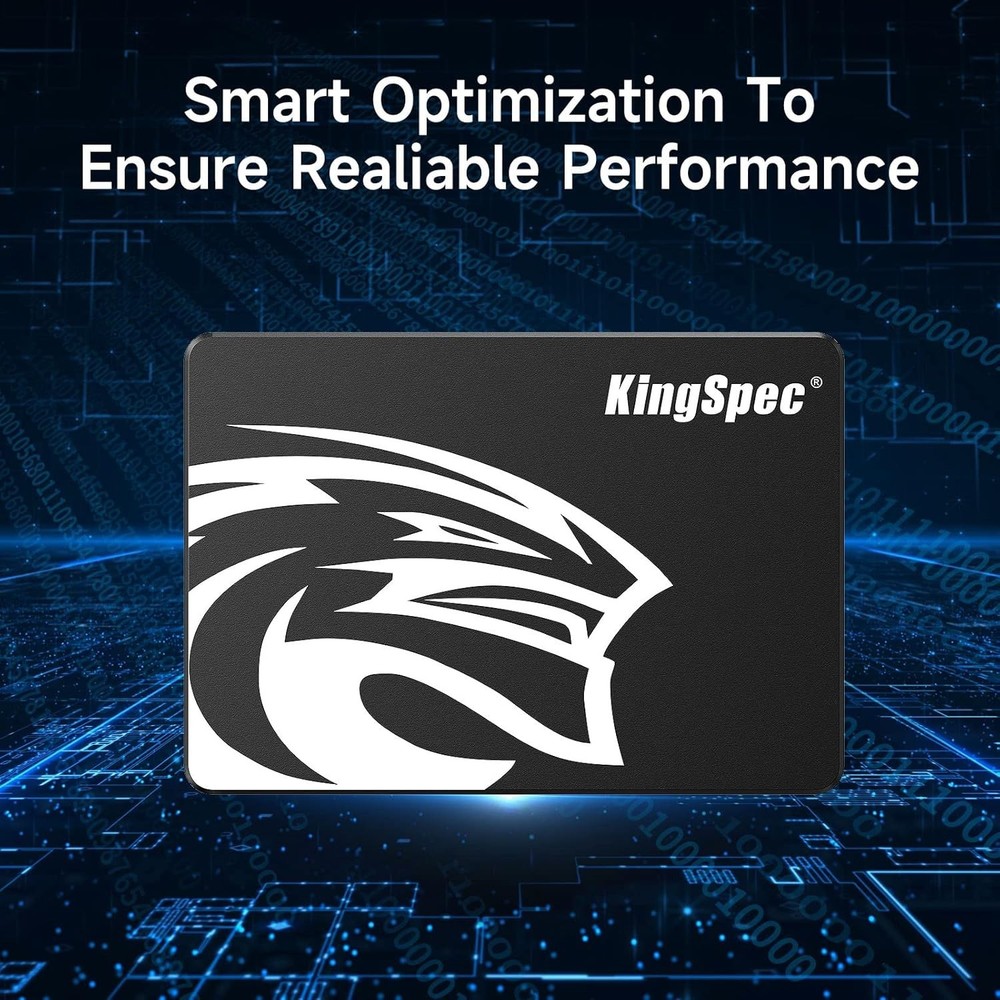 Portable 128GB Internal SSD | SATA III, Shock Resistant & Efficient Performance
