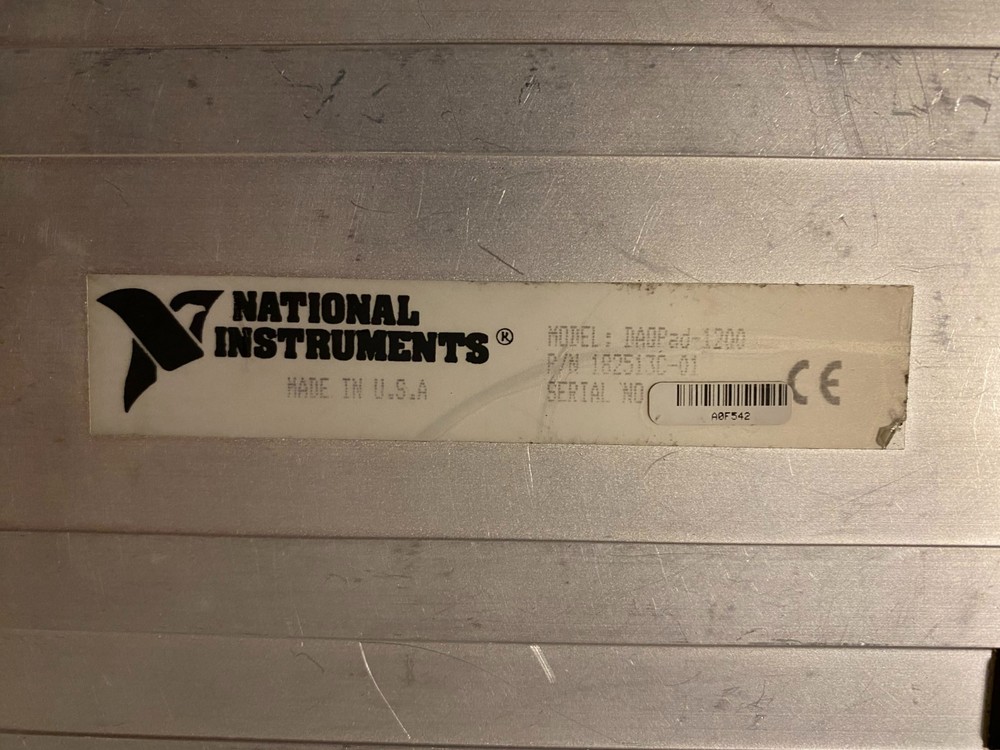 Pre-owned National Instruments DAQPad-1200 Data Acquisition & Control untested