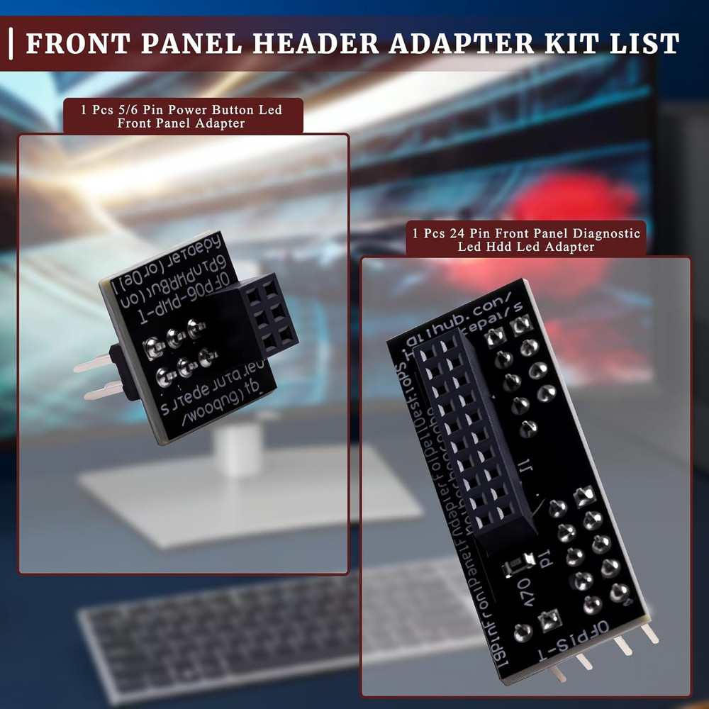 Front Panel Header Adapter Compatible with Dell Optiplex 7010 9010 7020 9020 Pre