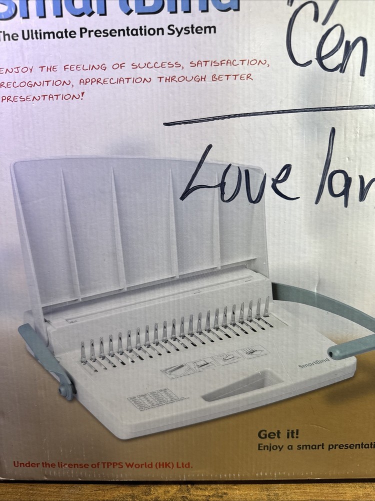 Unimate Smartbind Manual Comb Binding Machine NEW Ultimate Presentation System