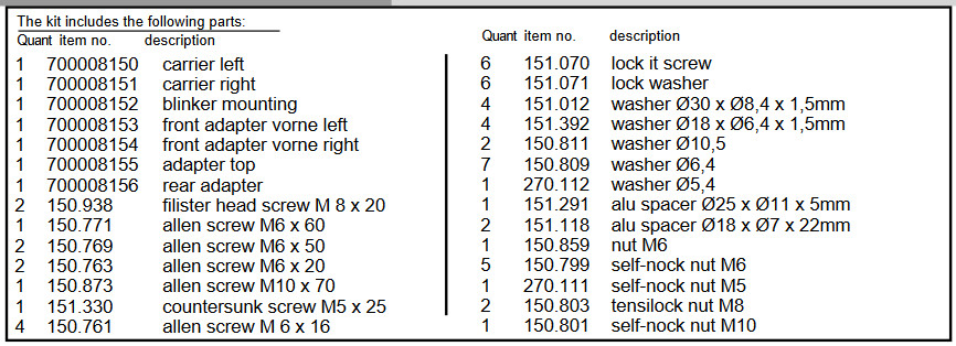 Kawasaki Z800 / E Version Pannier Frames Lock-it - Black HEPCO & BECKER 2013-16