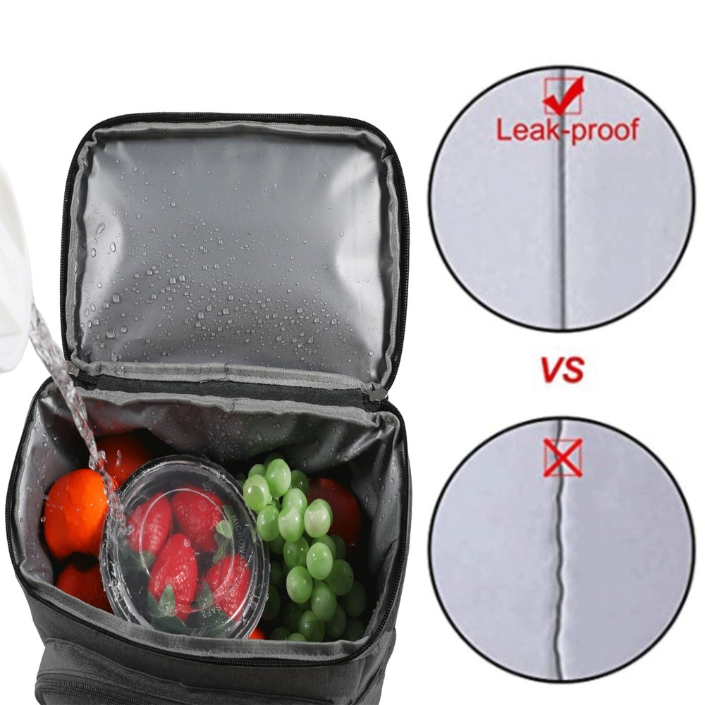 NEXIMEO Cooler Backpack 26 Cans-Double Deck Insulated Backpack Cooler Leak Proof