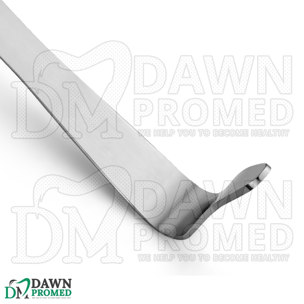 Deaver Retractor 1" x 9" Double Ended Solid Handle Surgical Instrument German Gr