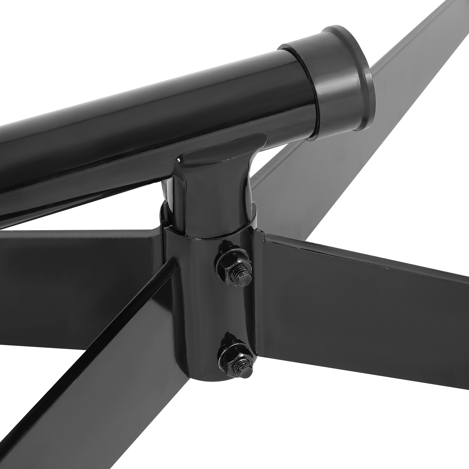 Black Steel Solid Frame Stand Hammock C Stand For Porch Swing Hammock Chair