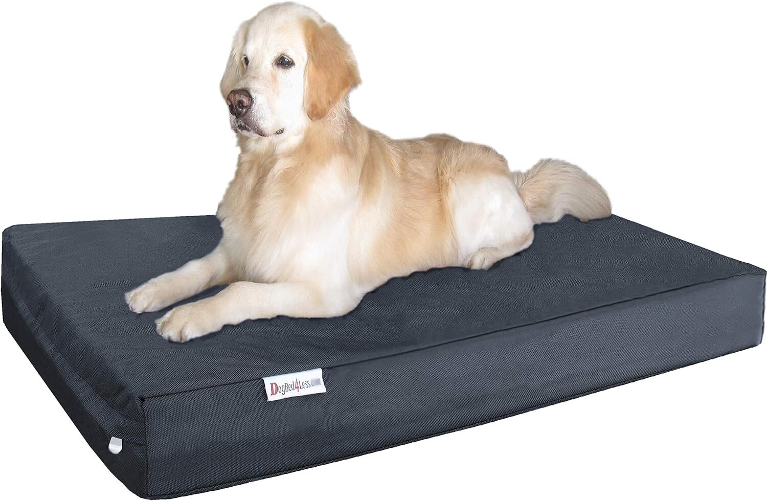 1680 Ballistic Waterproof Chew Resist Memory Foam Pet Bed Dogs Large Crate Sizes