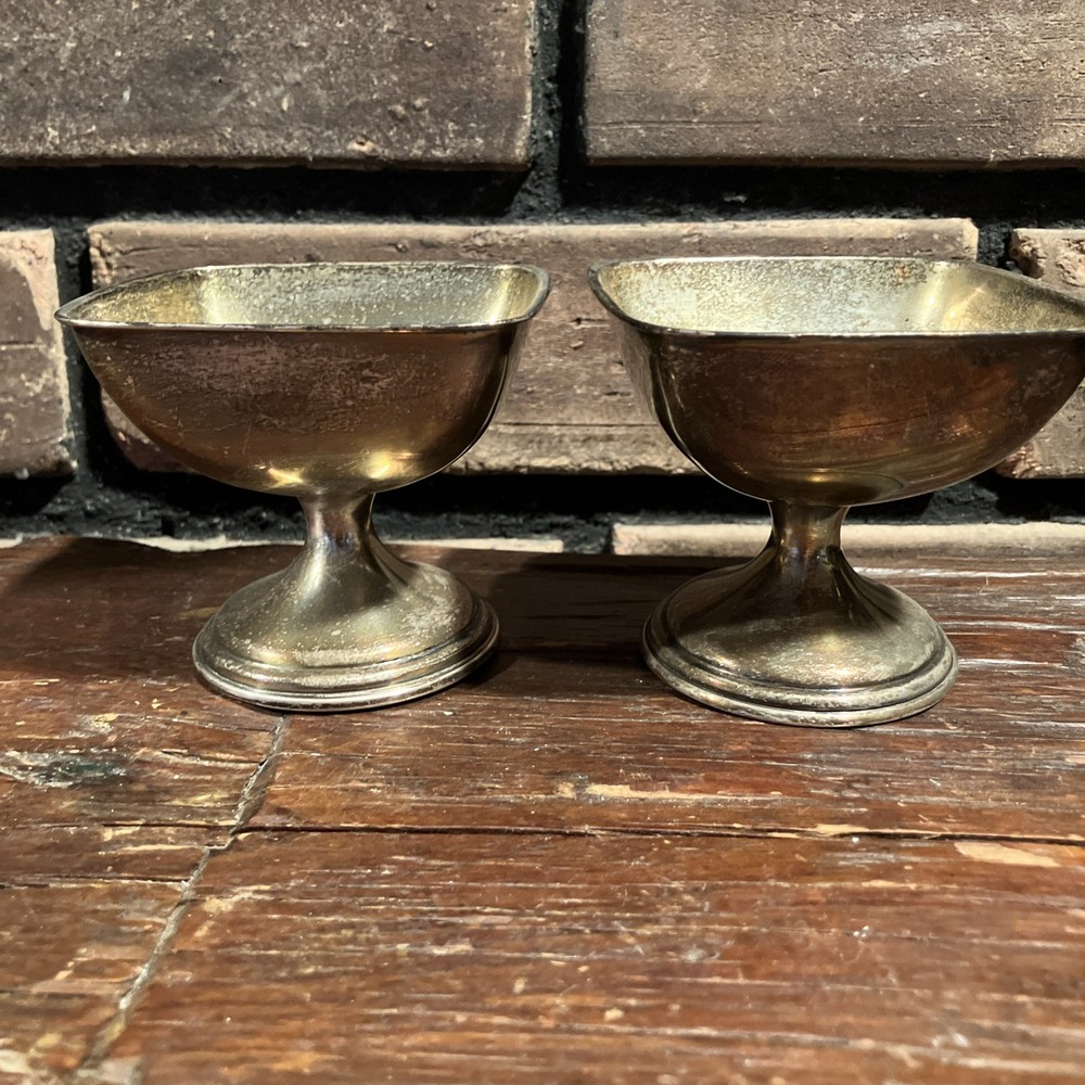 Antique Sterling Silver Dessert Ice cream Cups