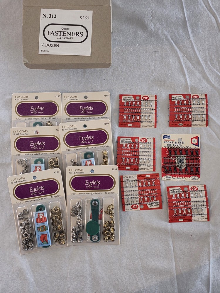 Eyelets, Hooks, Eyes And Loops