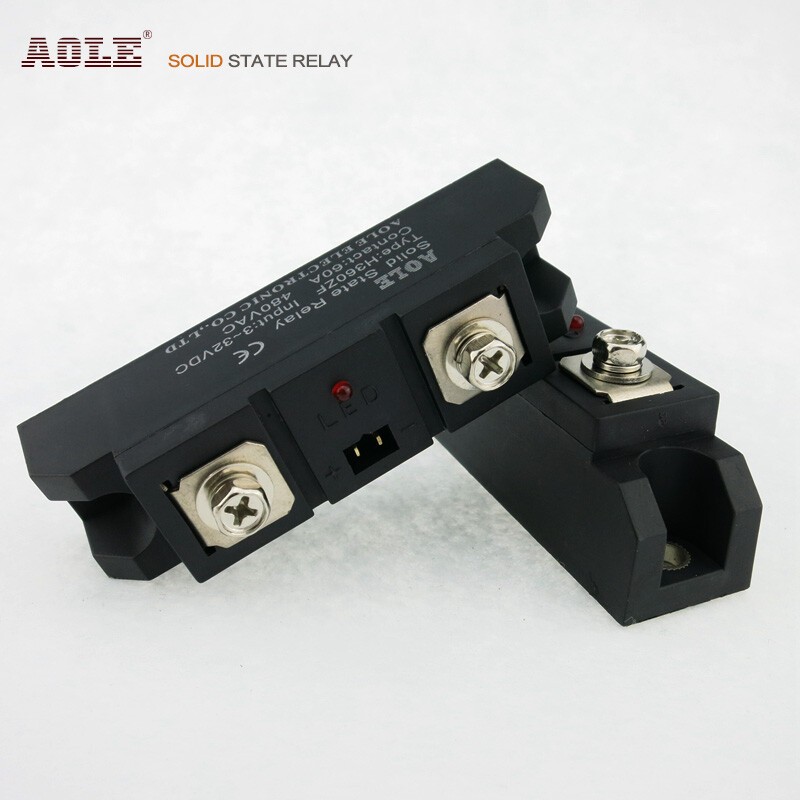 DC-AC Industrial Grade Module 60A AC Single Phase Solid State Relay H360ZF