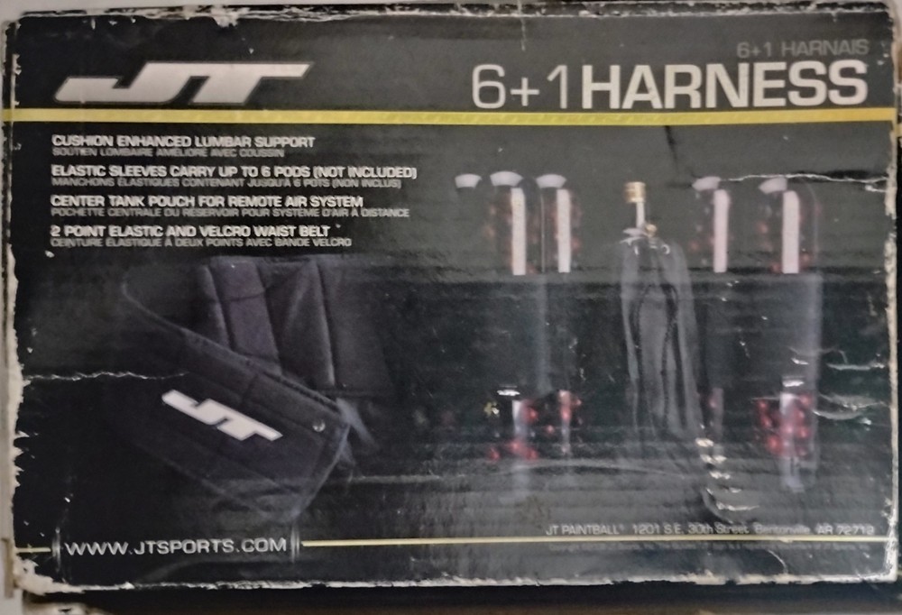 Paintball ball Harness 6+1  black