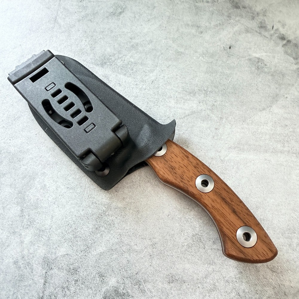 Smooth Walnut handles Scales for Kizer Rook