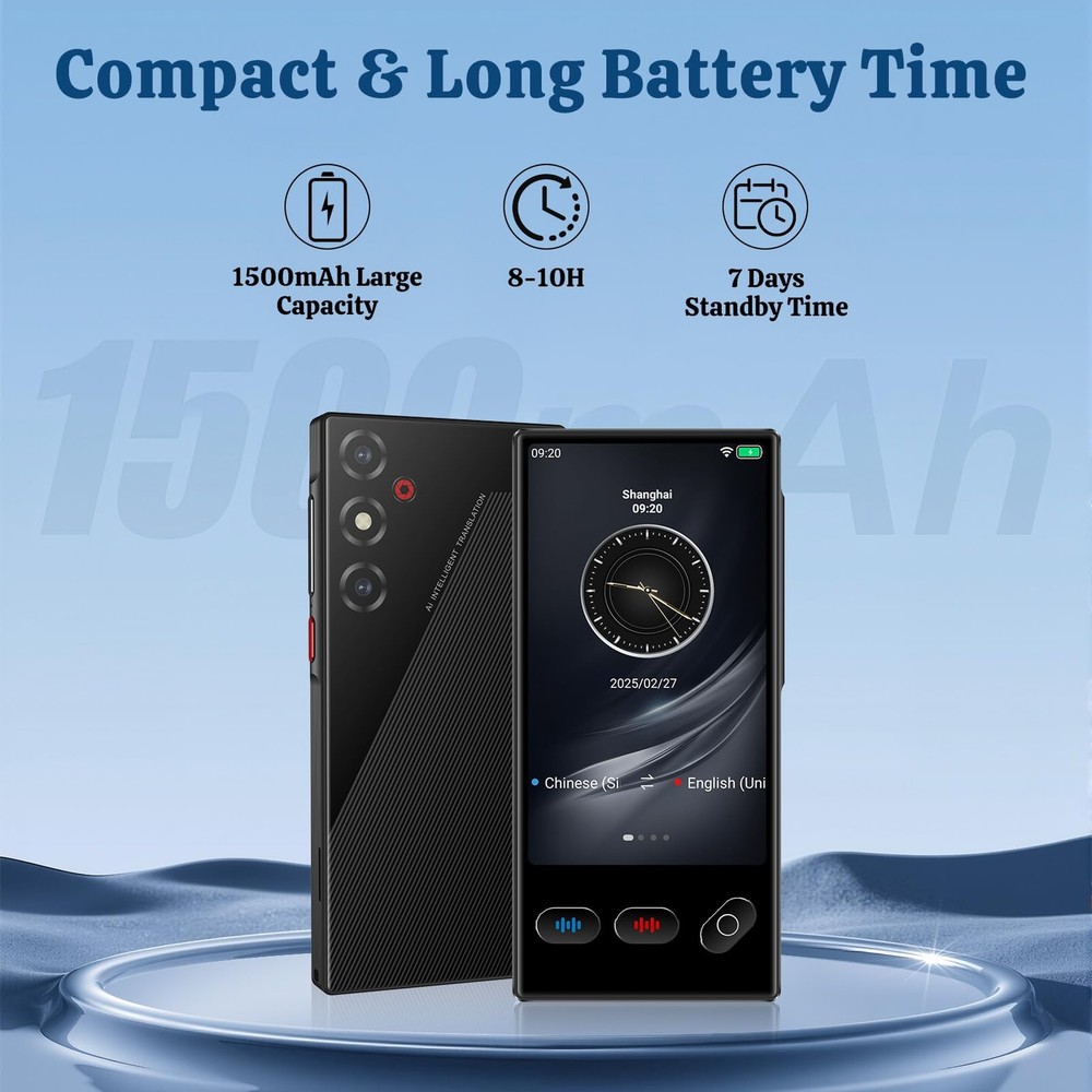 Language Translator Device, 2025 Real Time AI Translator Device, Instant