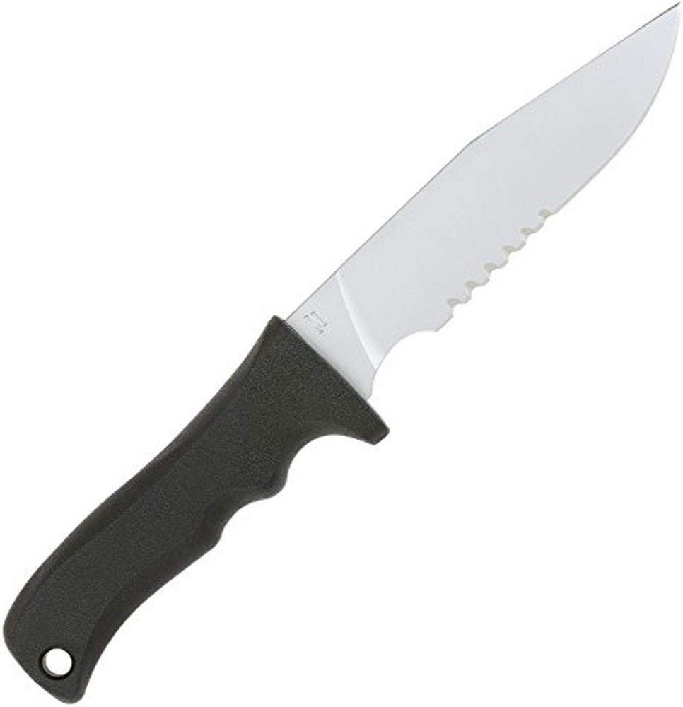 Maxpedition Medium Short Clip Point Fixed Blade Knife Partially Serrated
