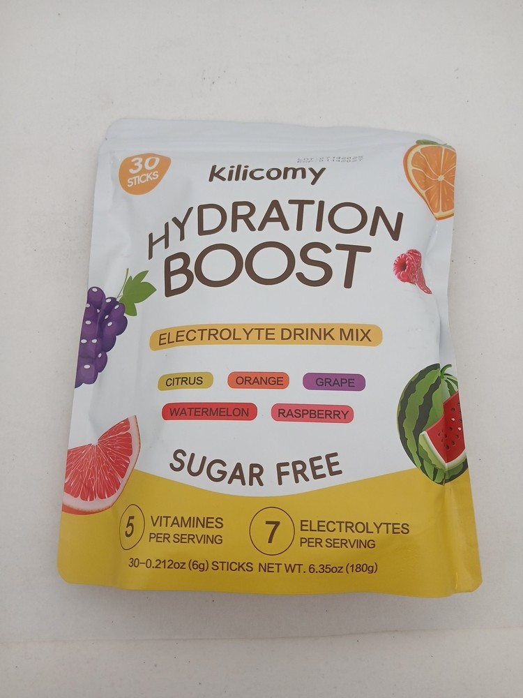 Hydration Boost Electrolyte Drink Mix - 30 Sugar Free Sticks