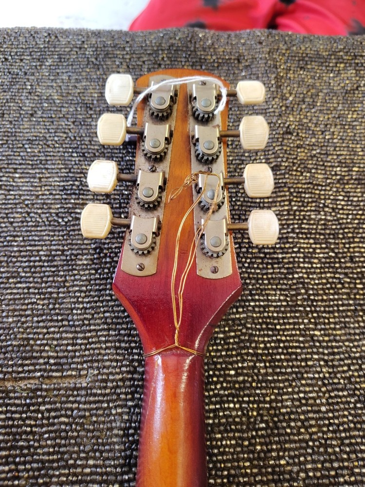 Vintage 1970s Russian Mandolin 8 String, 24", Accented