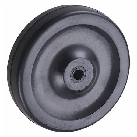 Caster Wheel, Rubber, 4 In., 140 Lb.,  Rn04z5205g