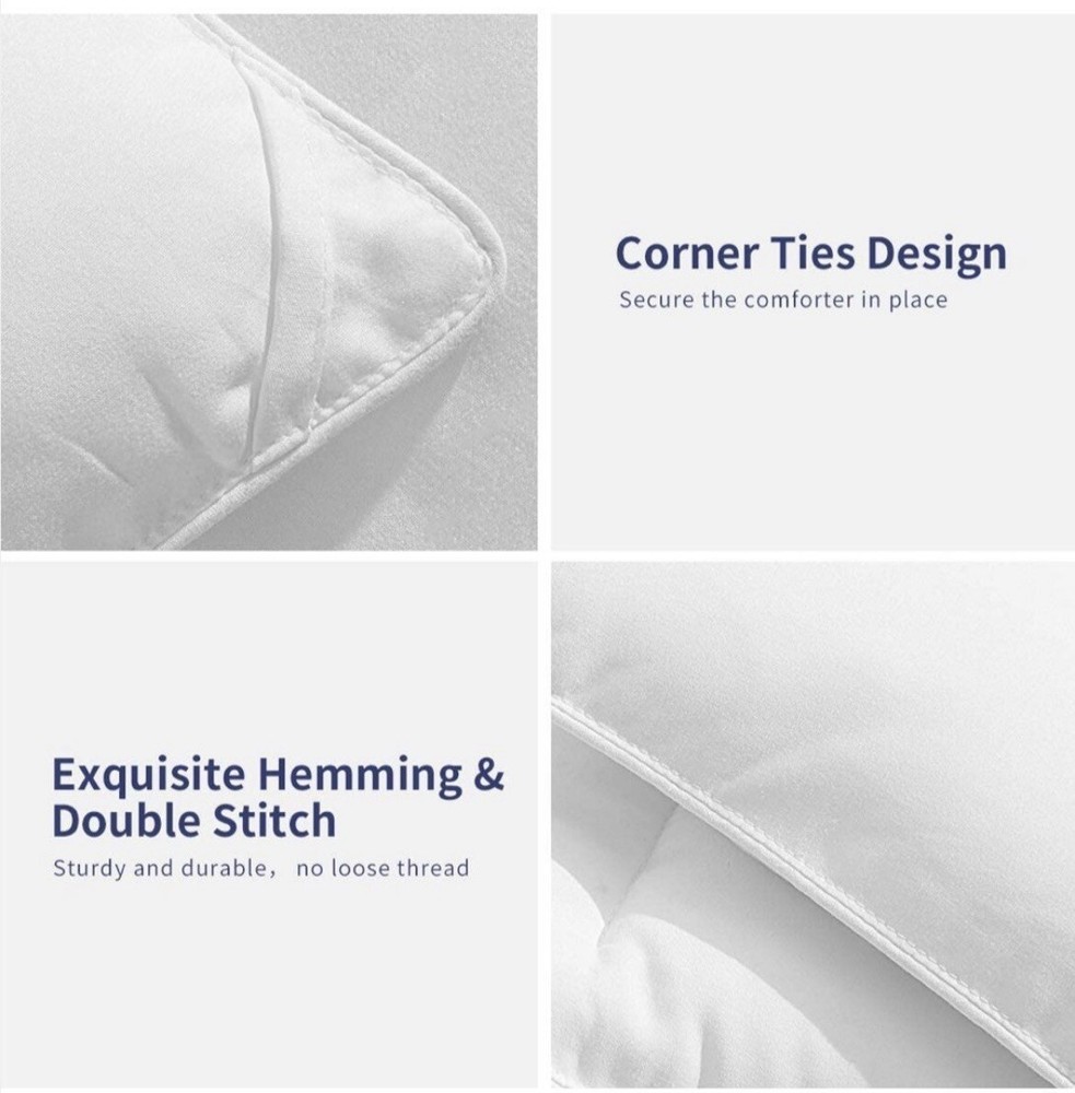 Bedding Comforter Down Alternative Quilted Comforter Duvet Insert Queen