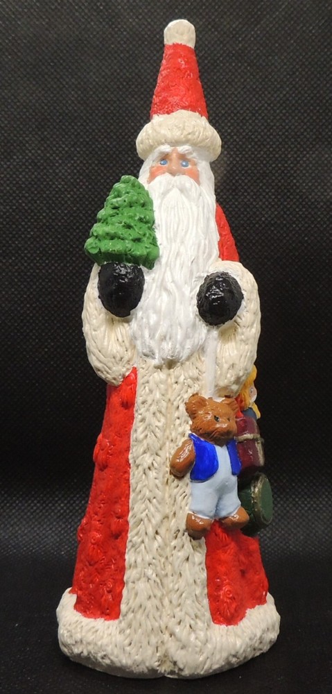 Pencil Santa Plaster Figurine