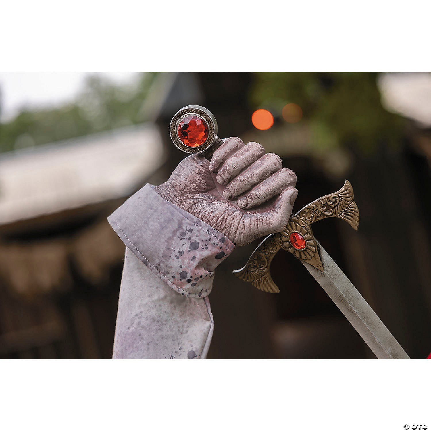 Life Size 72" Animated Sword Swallower Freak Show Halloween Animatronic Prop