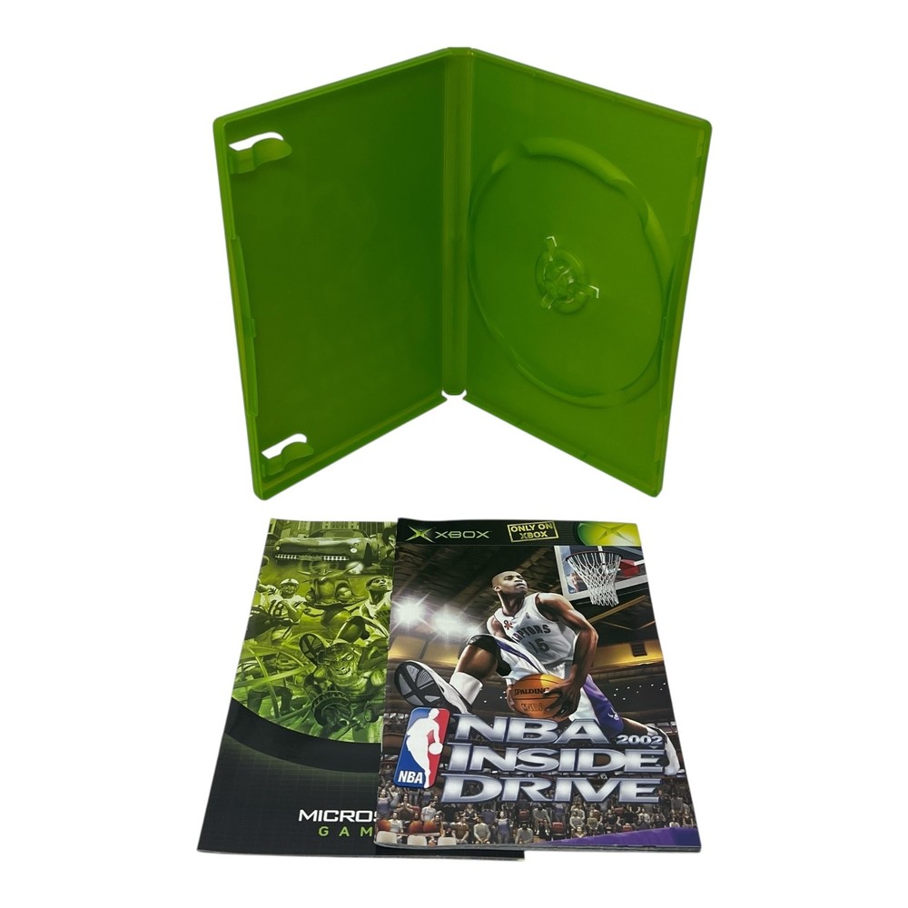 NBA Inside Drive 2002 (Microsoft Xbox, 2002) Case & Manual ONLY NO GAME