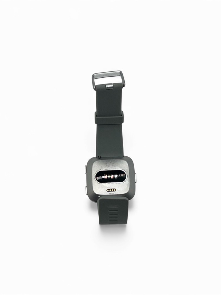 Fitbit Versa Smart Watch Gray/Silver Aluminum