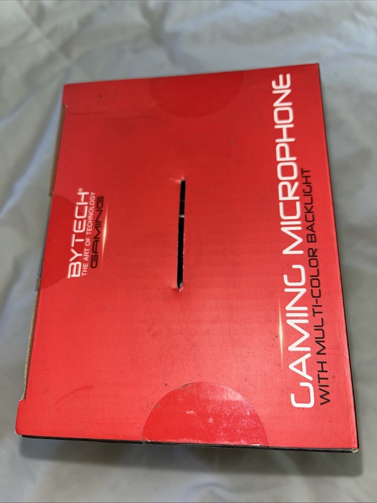 Gaming Microphone With Color Changing LED Backlight. BYTECH