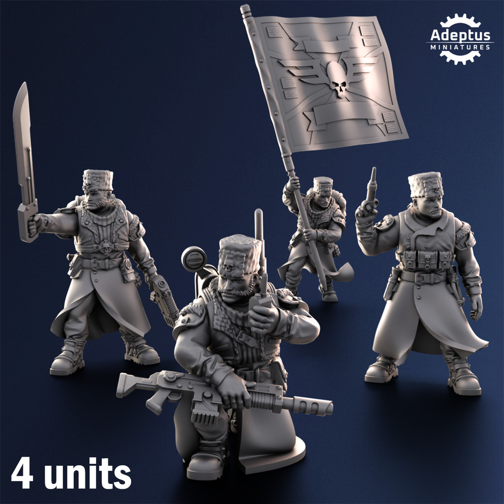 Command Squad - Coldreach Regiment - Set of 4