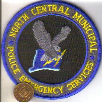 NORTH CENTRAL MUNICIPAL POLICE EMERGENCY SERVICES shoulder patch