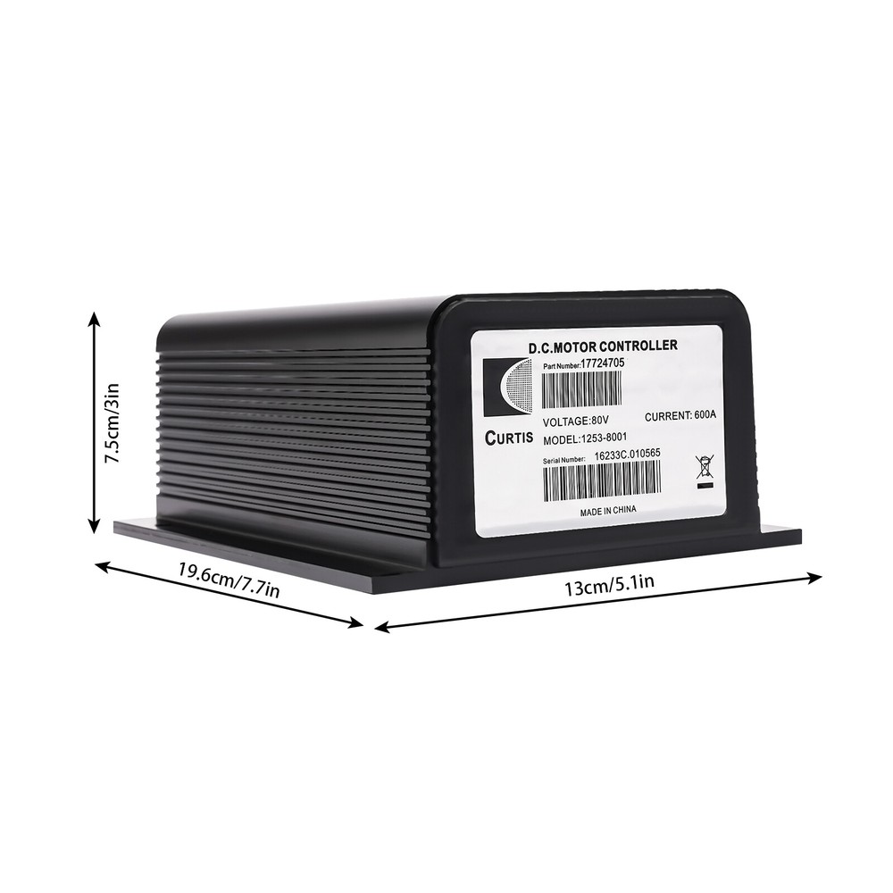 1253-8001# Replace DC Motor Controller 80V 600A Cart Controller Motor For Curtis