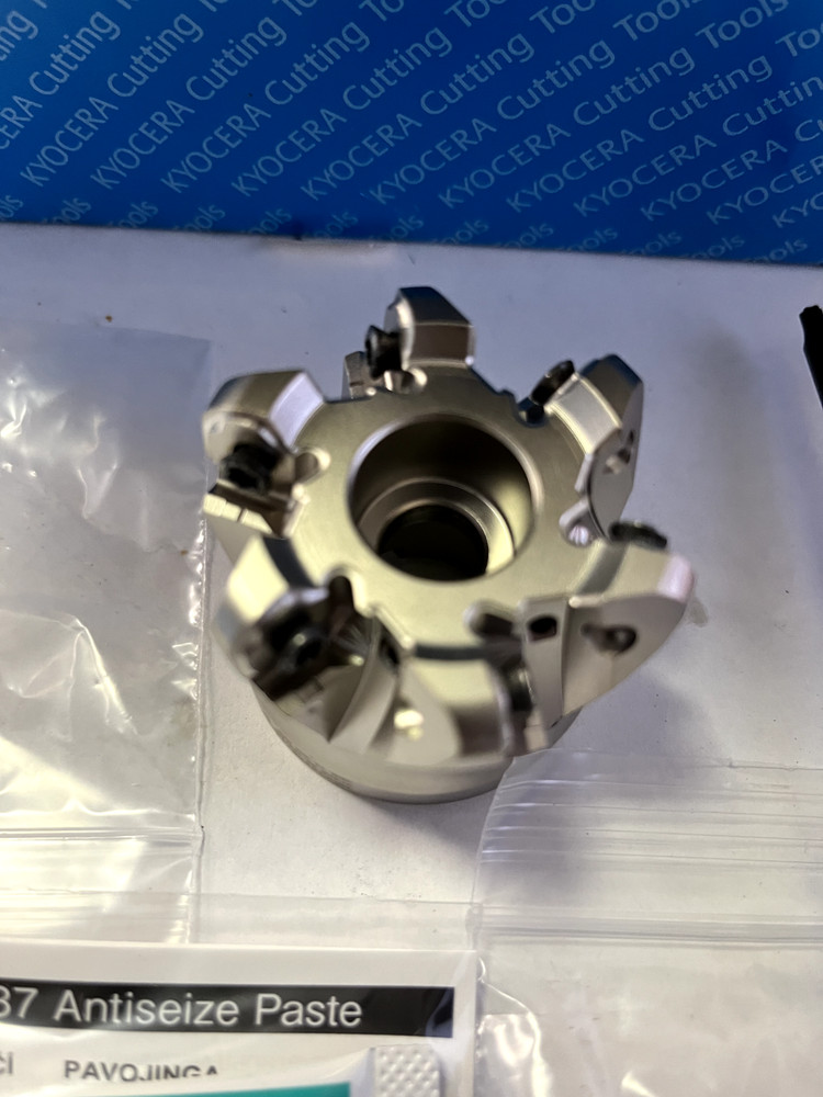 KYOCERA Indexable Copy Face Mill: 2″ Max Cut Dia THN06249